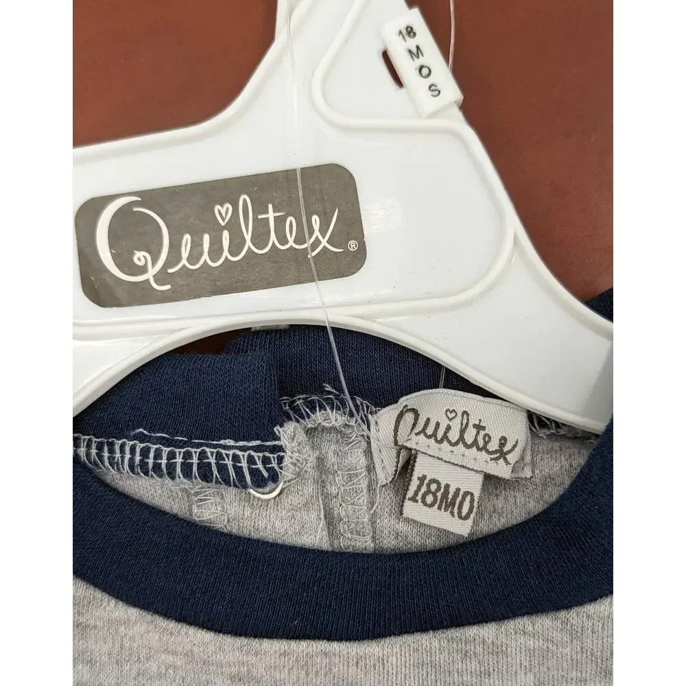 Quiltex Taco 'Bout Cute Two Piece Outfit 18 Months T Shirt Shorts Set toddler
